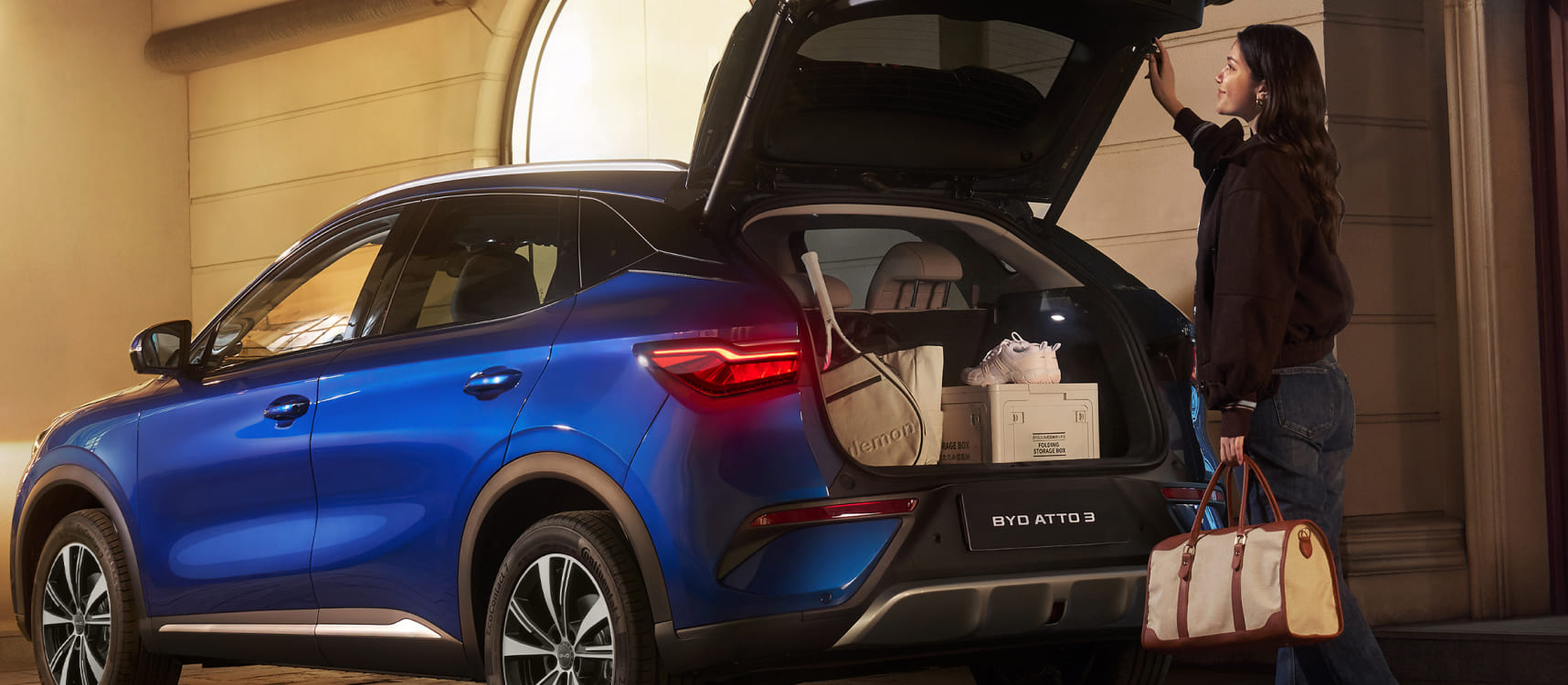 BYD atto3 전동 테일게이트